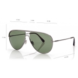 Tom Ford - Theo Sunglasses - Occhiali da Sole Pilota - Verde - FT0924 - Occhiali da Sole - Tom Ford Eyewear