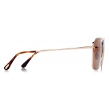 Tom Ford - Nolan Sunglasses - Navigator Sunglasses - Rose Gold Brown - FT0925 - Sunglasses - Tom Ford Eyewear