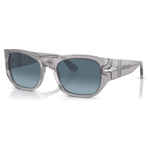 Persol - PO3308S - Transparent Grey / Azure Gradient Blue - Sunglasses - Persol Eyewear