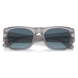 Persol - PO3308S - Transparent Grey / Azure Gradient Blue - Sunglasses - Persol Eyewear