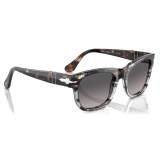 Persol - PO3269S - Brown/Grey Cut Tortoise / Polarized Grey Gradient - Sunglasses - Persol Eyewear