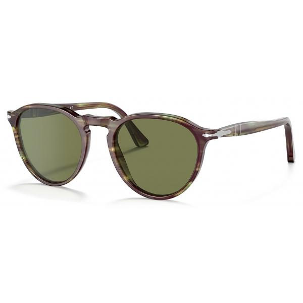 Persol - PO3286S - Striped Green / Light Green - Sunglasses - Persol Eyewear