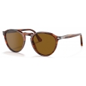 Persol - PO3286S - Striped Red / Brown - Sunglasses - Persol Eyewear