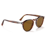 Persol - PO3286S - Striato Rosso / Marrone - Occhiali da Sole - Persol Eyewear