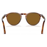 Persol - PO3286S - Striped Red / Brown - Sunglasses - Persol Eyewear