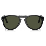 Persol - 714 - Original - Black / Green - Sunglasses - Persol Eyewear