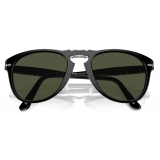 Persol - 714 - Original - Black / Green - Sunglasses - Persol Eyewear