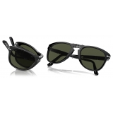 Persol - 714 - Original - Black / Green - Sunglasses - Persol Eyewear