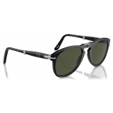 Persol - 714 - Original - Black / Green - Sunglasses - Persol Eyewear