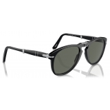 Persol - 714 - Original - Black / Polarized Green - Sunglasses - Persol Eyewear