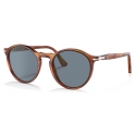 Persol - PO3285S - Terra di Siena / Light Blue - Sunglasses - Persol Eyewear