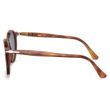 Persol - PO3285S - Terra di Siena / Azzurro - Occhiali da Sole - Persol Eyewear