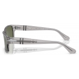 Persol - PO2803S - Transparent Grey / Green Polar - Sunglasses - Persol Eyewear