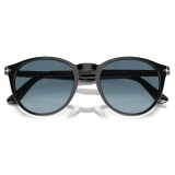 Persol - PO3152S - Black / Blue Gradient - Sunglasses - Persol Eyewear