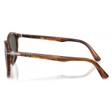 Persol - PO3152S - Striato Marrone / Verde - Occhiali da Sole - Persol Eyewear