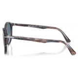 Persol - PO3152S - Striato Blu / Azzurro Sfumato Blu - Occhiali da Sole - Persol Eyewear