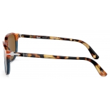 Persol - PO3019S - Brown Tortoise - Opal Blue / Brown - Sunglasses - Persol Eyewear