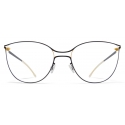 Mykita - Bjelle - Lite - Gold Jet Black - Metal Glasses - Optical Glasses - Mykita Eyewear