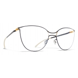Mykita - Bjelle - Lite - Gold Jet Black - Metal Glasses - Optical Glasses - Mykita Eyewear