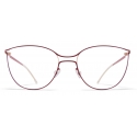 Mykita - Bjelle - Lite - Champagne Gold Cranberry - Metal Glasses - Optical Glasses - Mykita Eyewear