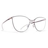 Mykita - Bjelle - Lite - Bronzo Viola Prugna - Metal Glasses - Occhiali da Vista - Mykita Eyewear