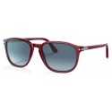 Persol - PO3019S - Rosso Trasparente / Blu Sfumato - Occhiali da Sole - Persol Eyewear