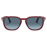 Persol - PO3019S - Rosso Trasparente / Blu Sfumato - Occhiali da Sole - Persol Eyewear