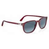 Persol - PO3019S - Rosso Trasparente / Blu Sfumato - Occhiali da Sole - Persol Eyewear