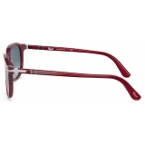 Persol - PO3019S - Rosso Trasparente / Blu Sfumato - Occhiali da Sole - Persol Eyewear