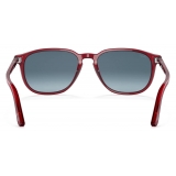 Persol - PO3019S - Transparent Red / Blue Gradient - Sunglasses - Persol Eyewear