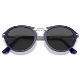 Persol - PO3274S - Transparent Violet / Dark Grey - Sunglasses - Persol Eyewear
