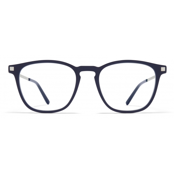 Mykita - Brandur - Lite - C40 Dark Blue Shiny Silver - Acetate Glasses - Optical Glasses - Mykita Eyewear