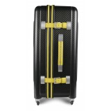 TecknoMonster - Automobili Lamborghini - Bynomio Automobili Lamborghini Maxi - Aeronautical Carbon Fibre Trolley Suitcase