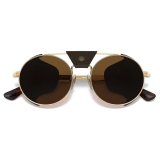 Persol - PO2496SZ - Gold / Polar Brown - Sunglasses - Persol Eyewear