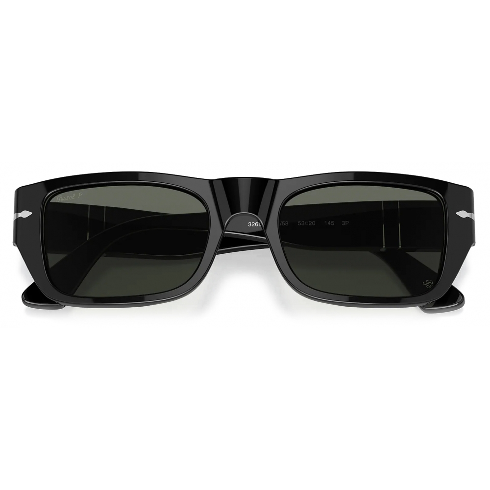 Persol - PO3268S - Black / Polar Green - Sunglasses - Persol Eyewear ...