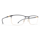 Mykita - Errki - Lite - Gold Jet Black - Metal Glasses - Optical Glasses - Mykita Eyewear