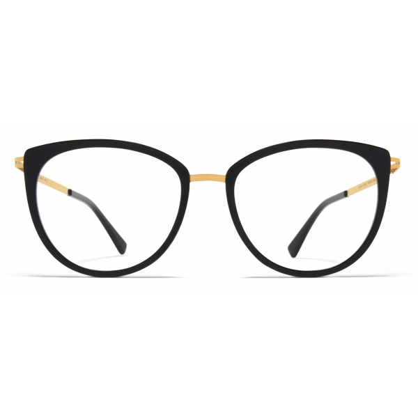 Mykita - Gunda - Lite - A15 Glossy Gold Black - Metal Glasses - Optical Glasses - Mykita Eyewear