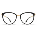 Mykita - Gunda - Lite - A15 Glossy Gold Black - Metal Glasses - Optical Glasses - Mykita Eyewear