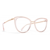 Mykita - Gunda - Lite - A27 Champagne Gold Rose Water - Metal Glasses - Optical Glasses - Mykita Eyewear