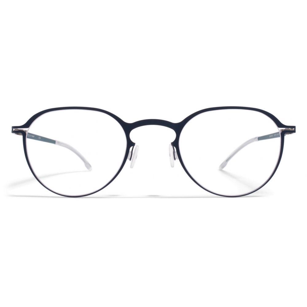 Mykita - Gunnar - Lite - Navy - Metal Glasses - Optical Glasses ...