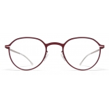 Mykita - Gunnarson - Lite - Cranberry Shiny Graphite - Metal Glasses - Optical Glasses - Mykita Eyewear