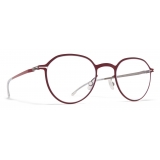 Mykita - Gunnarson - Lite - Cranberry Shiny Graphite - Metal Glasses - Optical Glasses - Mykita Eyewear