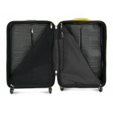 TecknoMonster - Automobili Lamborghini - Bynomio Automobili Lamborghini Big - Aeronautical Carbon Fibre Trolley Suitcase
