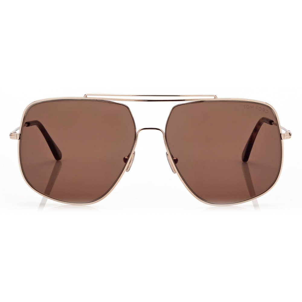 Tom Ford - Liam Sunglasses - Navigator Sunglasses - Rose Gold Rovex ...