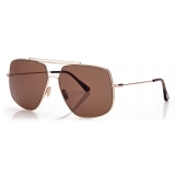 Tom Ford - Liam Sunglasses - Navigator Sunglasses - Rose Gold Rovex - FT0927 - Sunglasses - Tom Ford Eyewear