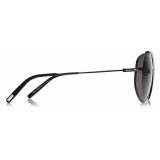 Tom Ford - Addison Sunglasses - Occhiali da Sole Pilota - Nero Opaco - FT0928 - Occhiali da Sole - Tom Ford Eyewear