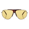 Tom Ford - Addison Sunglasses - Occhiali da Sole Pilota - Rutenio Marrone - FT0928 - Occhiali da Sole - Tom Ford Eyewear