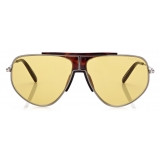 Tom Ford - Addison Sunglasses - Pilot Sunglasses - Dark Ruthenium Brown - FT0928 - Sunglasses - Tom Ford Eyewear