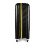 TecknoMonster - Automobili Lamborghini - Bynomio Automobili Lamborghini Big - Aeronautical Carbon Fibre Trolley Suitcase