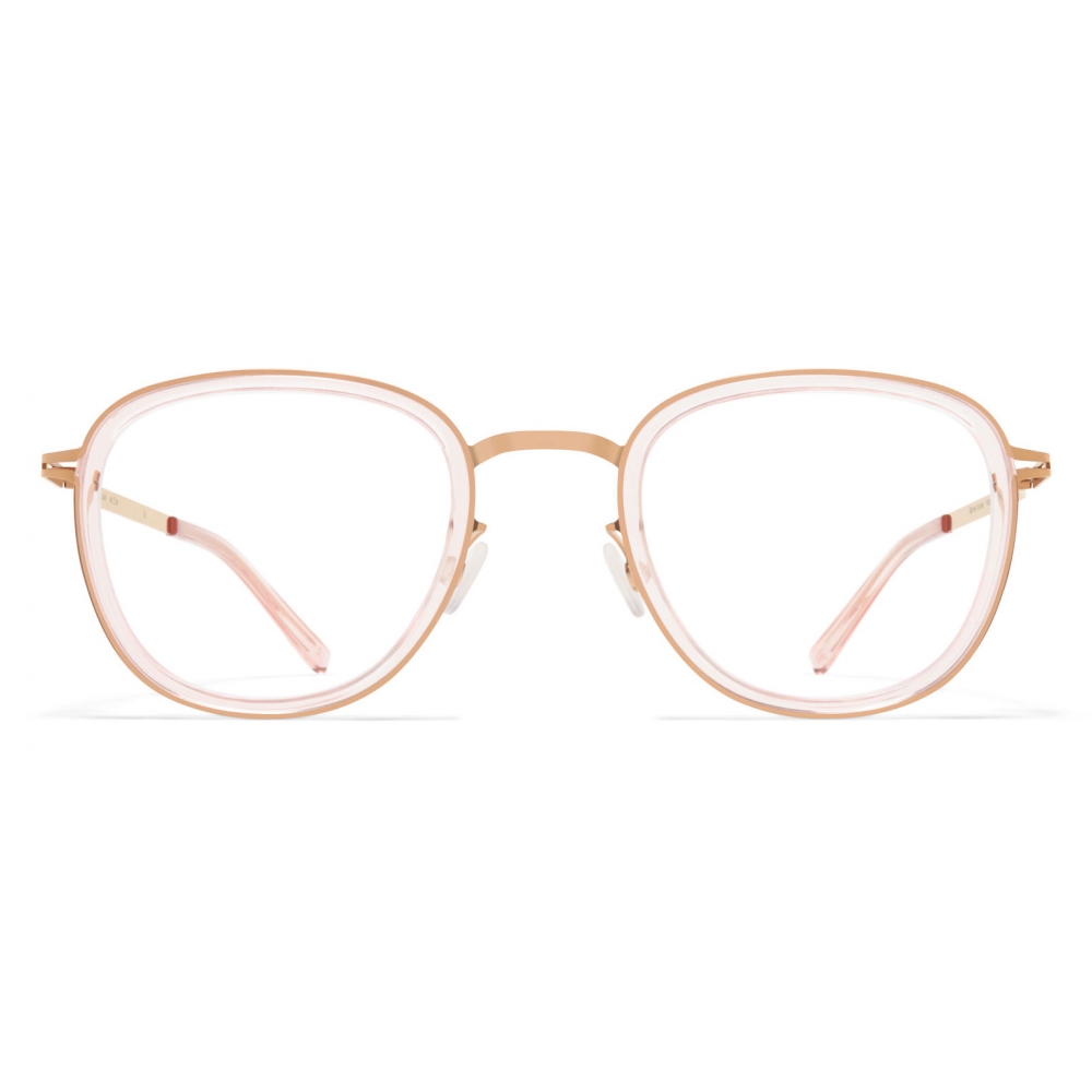 Mykita - Helmi - Lite - A27 Champagne Gold Rose Water - Metal Glasses -  Optical Glasses - Mykita Eyewear - Avvenice